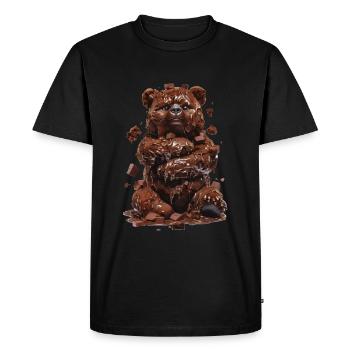 Bear Brownies - Men's Premium Organic T-Shirt - black - Front - Nico (187cm)