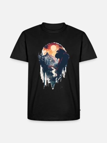 Orang-outan - T-shirt Premium bio Homme - noir