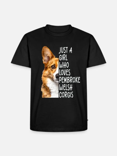 Terrier Welsh Gift - Men's Premium Organic T-Shirt - black