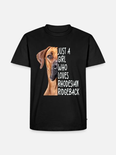 Ridgeback Rhodesian Geschenk - Männer Premium Bio T-Shirt - Schwarz