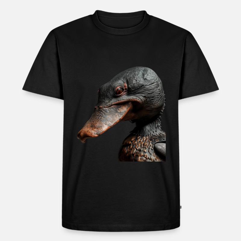 Schnabeltier - Männer Premium Bio T-Shirt - Schwarz
