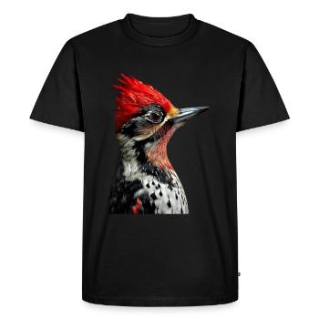 Pic - T-shirt Premium bio Homme - noir - Devant - Nico (187cm)