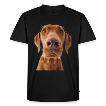Vizsla - T-shirt Premium bio Homme - noir - Devant - Nico (187cm)