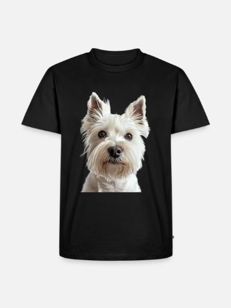 West Highland White Terrier - Men's Premium Organic T-Shirt - black