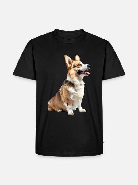 Terrier Welsh Dad - Men's Premium Organic T-Shirt - black