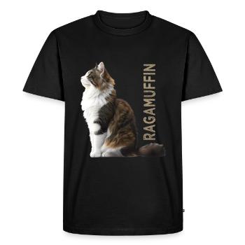 Ragamuffin - T-shirt Premium bio Homme - noir - Devant - Nico (187cm)