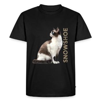 Raquette - T-shirt Premium bio Homme - noir - Devant - Nico (187cm)