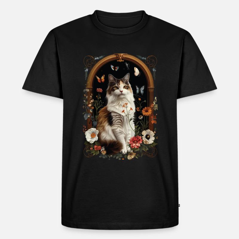 Chat de Van turc - T-shirt Premium bio Homme - noir