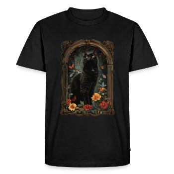 Chat de Bombay - T-shirt Premium bio Homme - noir - Devant - Nico (187cm)