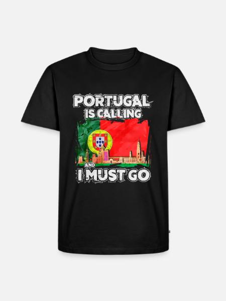 Portugal - Men's Premium Organic T-Shirt - black