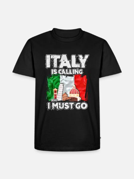 Italie - T-shirt Premium bio Homme - noir