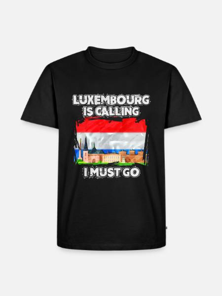 Luxembourg - Men's Premium Organic T-Shirt - black