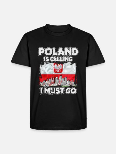 Pologne - T-shirt Premium bio Homme - noir