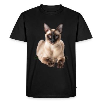 Tonkinois - T-shirt Premium bio Homme - noir - Devant - Nico (187cm)