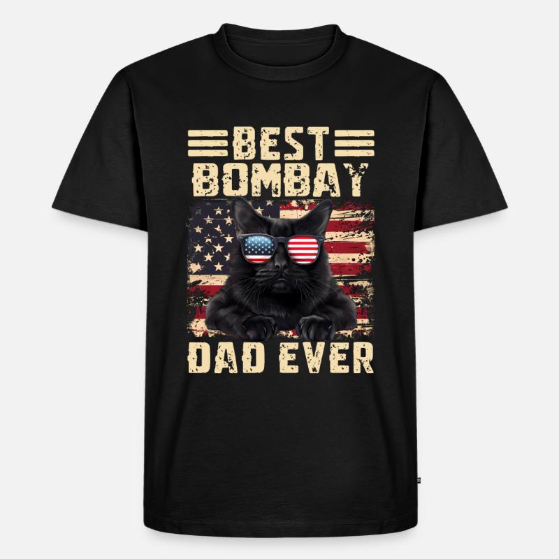 Bombay Papa - Männer Premium Bio T-Shirt - Schwarz