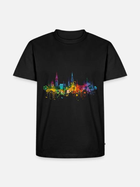 Ludwigsburg - Männer Premium Bio T-Shirt - Schwarz