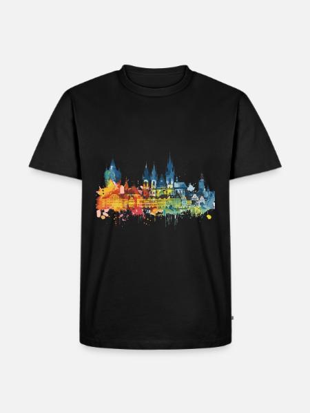 Meschede - Männer Premium Bio T-Shirt - Schwarz