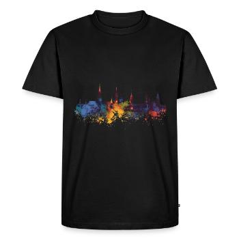 Neustadt an der Weinstraße - T-shirt Premium bio Homme - noir - Devant - Nico (187cm)