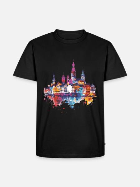 Oberkirch - Männer Premium Bio T-Shirt - Schwarz