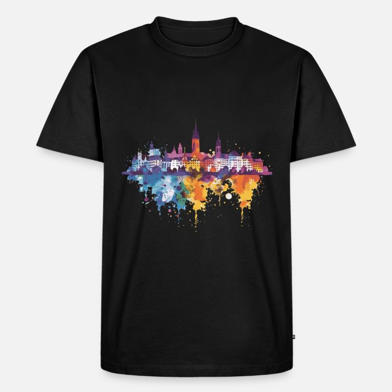 Rheinfelden (Baden) - Männer Premium Bio T-Shirt - Schwarz