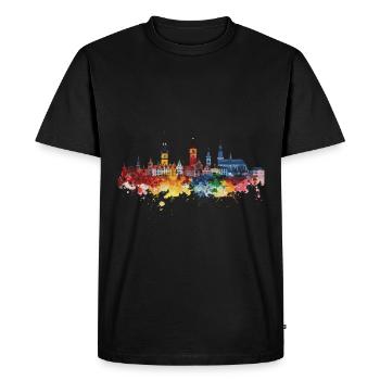 Rottweil - T-shirt Premium bio Homme - noir - Devant - Nico (187cm)