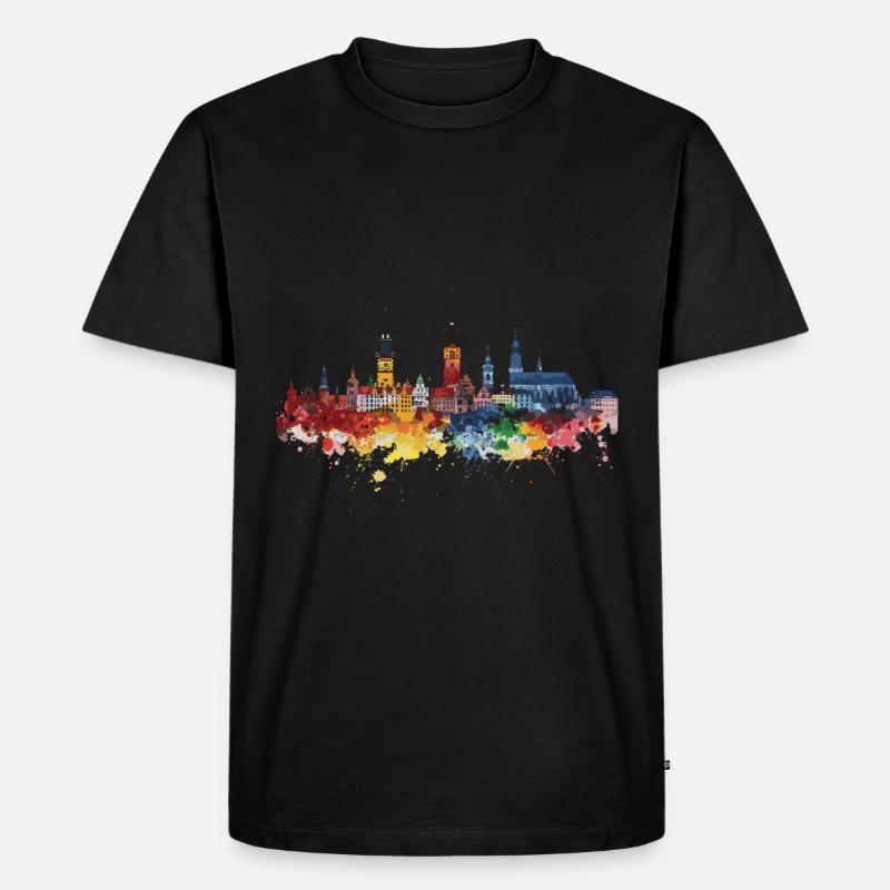 Rottweil - Männer Premium Bio T-Shirt - Schwarz