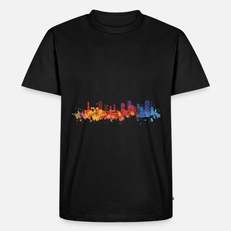Senden - Männer Premium Bio T-Shirt - Schwarz