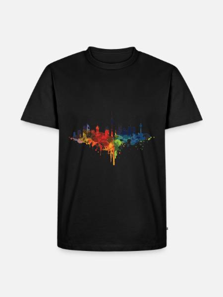 Sehnde - Männer Premium Bio T-Shirt - Schwarz