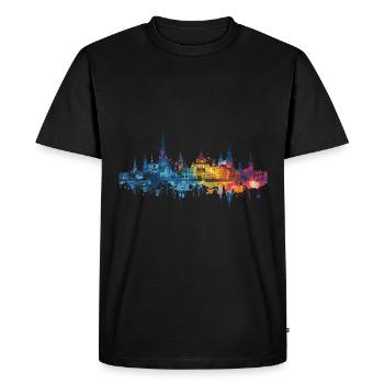 Voerde (Rhin inférieur) - T-shirt Premium bio Homme - noir - Devant - Nico (187cm)