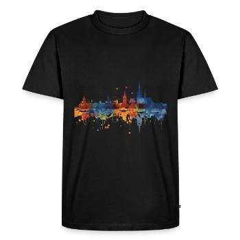 Weil am Rhein - T-shirt Premium bio Homme - noir - Devant - Nico (187cm)