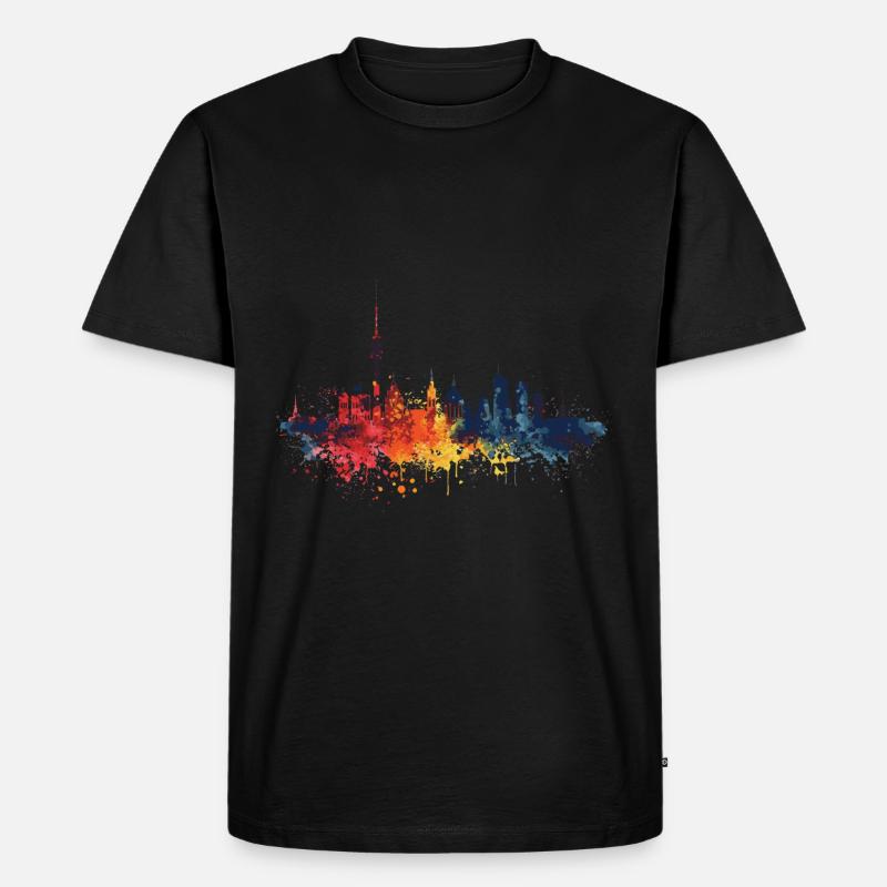 Wetter (Ruhr) - Männer Premium Bio T-Shirt - Schwarz