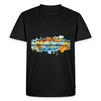 Bingen am Rhein - T-shirt Premium bio Homme - noir - Devant - Nico (187cm)