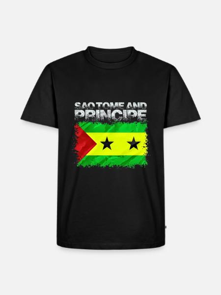 Sao Tome Principe - Men's Premium Organic T-Shirt - black