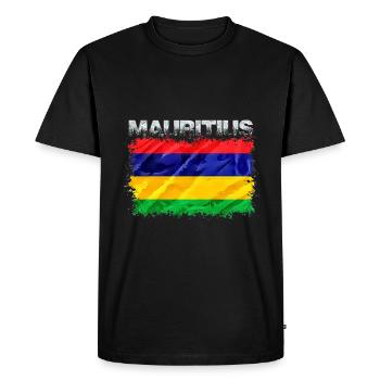 Maurice - T-shirt Premium bio Homme - noir - Devant - Nico (187cm)