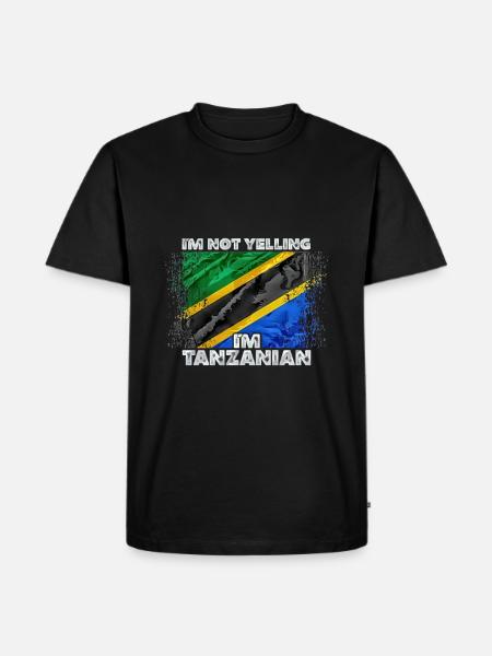 Tanzania - Men's Premium Organic T-Shirt - black