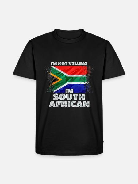 South Africa - Men's Premium Organic T-Shirt - black