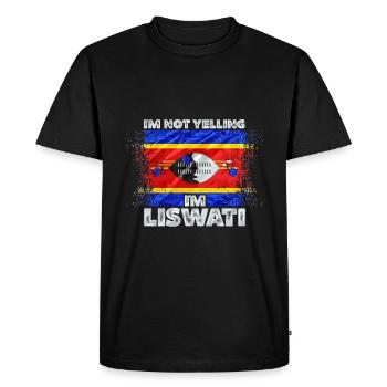 Swaziland - T-shirt Premium bio Homme - noir - Devant - Nico (187cm)