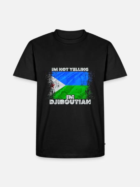 Djibouti - Men's Premium Organic T-Shirt - black