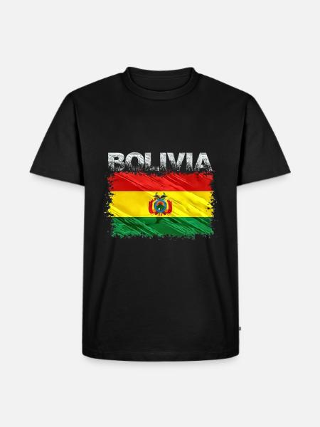 Bolivia - Men's Premium Organic T-Shirt - black