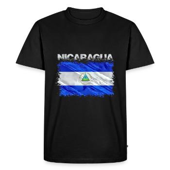 Nicaragua - T-shirt Premium bio Homme - noir - Devant - Nico (187cm)
