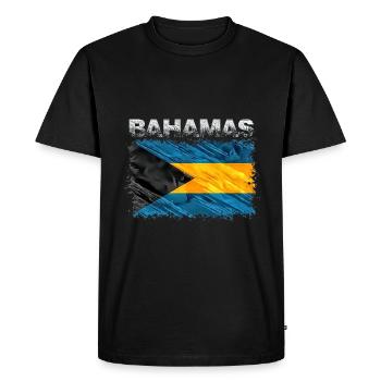 Bahamas - T-shirt Premium bio Homme - noir - Devant - Nico (187cm)