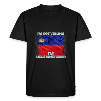 Liechtenstein - T-shirt Premium bio Homme - noir - Devant - Nico (187cm)