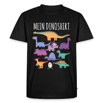 Dino - T-shirt Premium bio Homme - noir - Devant - Nico (187cm)