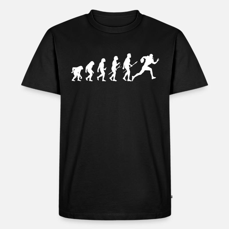 rugby evolution - T-shirt Premium bio Homme - noir