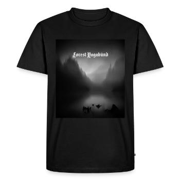 Lac et mystère - T-shirt Premium bio Homme - noir - Devant - Nico (187cm)