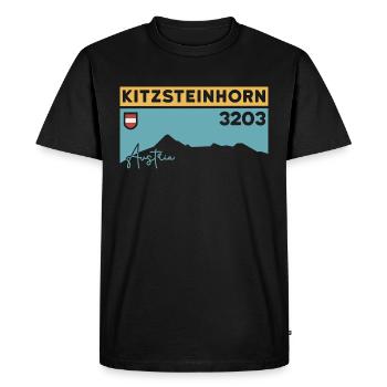 Kitzsteinhorn Hohe Tauern Mountain Tour Randonnée Kaprun - T-shirt Premium bio Homme - noir - Devant - Nico (187cm)
