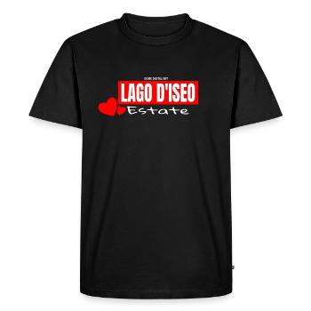 Lake Iseo Summer Iseo T-shirts T-shirts Sweatshirts - Men's Premium Organic T-Shirt - black - Front - Nico (187cm)