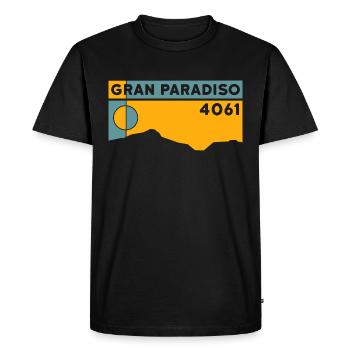 Gran Paradiso Ski Tour High Tour Climb Guide - Men's Premium Organic T-Shirt - black - Front - Nico (187cm)