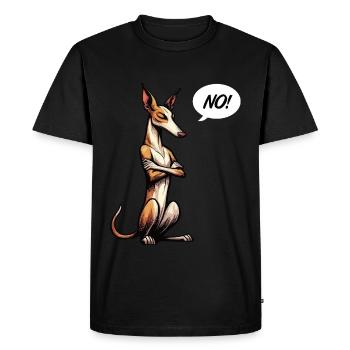 Pas de Podenco Amoureux de Podenco Podenco Propriétaires de Podenco - T-shirt Premium bio Homme - noir - Devant - Nico (187cm)