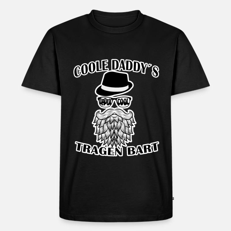Daddy Cool - Männer Premium Bio T-Shirt - Schwarz